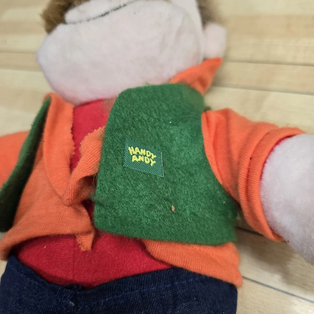 Handy Andy Home Improvement Stuffed Doll Beard Vest 14